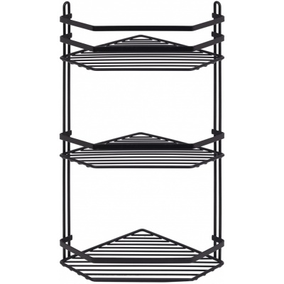 Полка корзина Tekno-tel ES076B угловая Черная