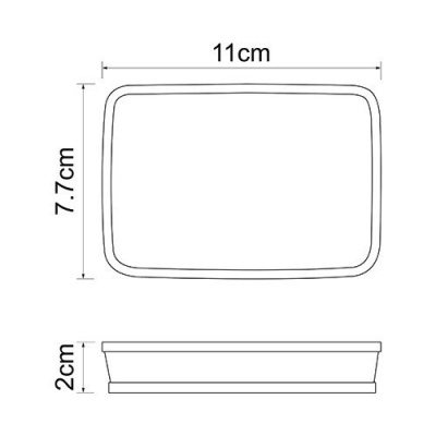Мыльница WasserKRAFT Rossel K-5729 Белый