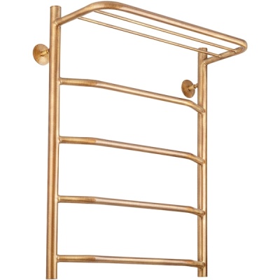 Водяной полотенцесушитель Secado Агата 3 50х80 с полкой Бронза