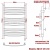 Электрический полотенцесушитель Ника Arc ЛД (г2) Эл. 120x60 Хром
