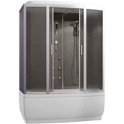 Душевой бокс Arcus AS-125 85x150 профиль Хром стекла матовые фактурные