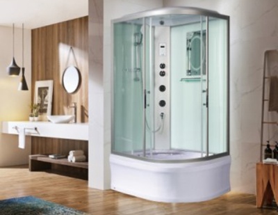 Душевая кабина WeltWasser WW500 Halle 1204 120x90 10000003315 L профиль Хром стекло прозрачное