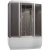 Душевой бокс Arcus AS-125 85x150 профиль Хром стекла матовые фактурные