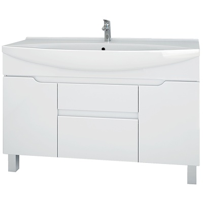 Тумба под раковину Dreja Laguna Plus 120 99.0110 Белый глянец