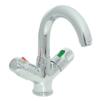 Смеситель для раковины GPD Thermostatic TDL01 с термостатом Хром