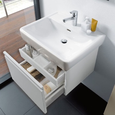 Тумба под раковину Laufen Pro New 60x38 подвесная Белая матовая