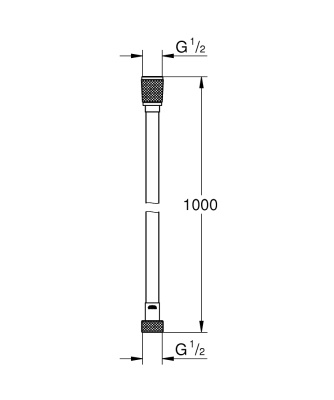 Душевой шланг Grohe Silverflex LongLife 100 26334000 Хром