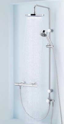Душевая система Kludi Zenta Dual Shower System 6609005-00 Хром