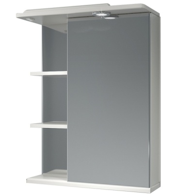 Зеркальный шкаф Какса-А Грация 55 R 003201 с подсветкой Белый