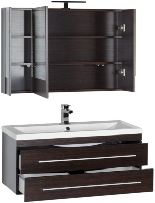 Тумба под раковину Aquanet Нота 100 171498 подвесная Венге