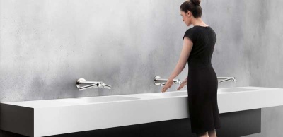 Смеситель для раковины Dyson Airblade Wash+Dry WD 06 с сушилкой Хром матовый