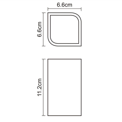 Стакан для зубных щеток WasserKRAFT Elba K-2728 Черный
