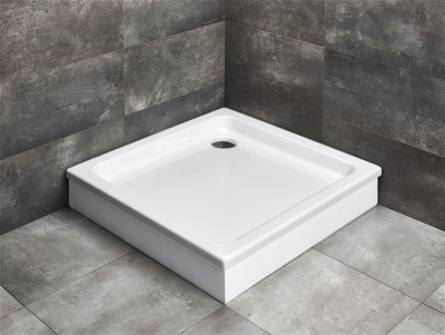 Акриловый поддон для душа Radaway Siros C 80x80x17 белый