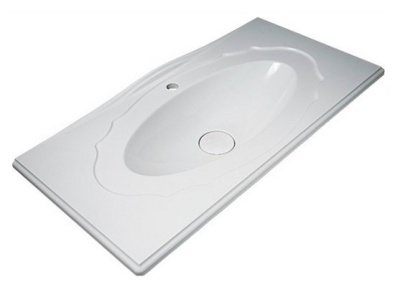 Комплект мебели для ванной Opadiris Фреско 100 Светлый орех с темной патиной