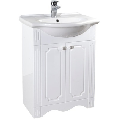 Тумба c раковиной Bellezza Кантри 60 Белая