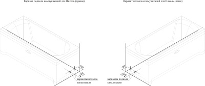 Акриловая ванна Radomir Vannesa Николь 180х80 2-01-0-0-1-210 Белая без гидромассажа