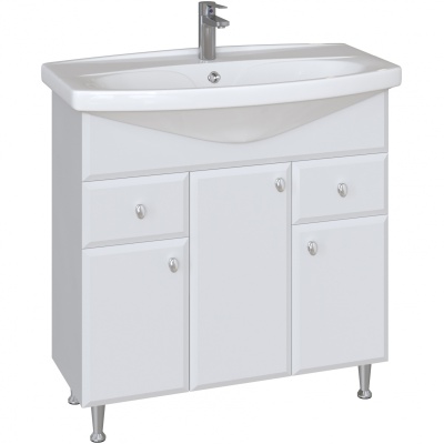 Тумба под раковину San Star Селена 80 28.1-1.5.1. Белая