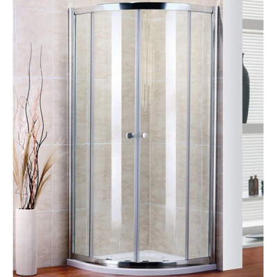 Душевой уголок Cezares Pratico R-2 100x100 PRATICO-R-2-100-C-Cr профиль Хром стекло прозрачное