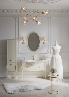 Зеркало Aqwella Clarberg Borgia 65 BOR0210BG Слоновая кость Патина золото Зеркало Aqwella Clarberg Borgia 65 BOR0210BG Слоновая кость Патина золото