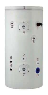 Бойлер к котлам Baxi PREMIER PLUS 1000 Белый