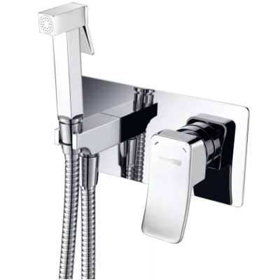 Гигиенический душ со смесителем WasserKRAFT Aller 10638 Хром