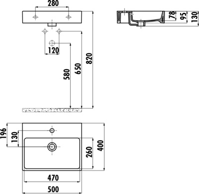 Раковина Creavit Next 50 NX242-00CB00E-0000 Белая