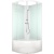 Душевая кабина Domani-Spa Eco Delight 88 High 80x80 DS01EcD88HWCl00 профиль Белый задние стенки Белые