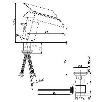 Смеситель для раковины Paini Morgana 73PW211 Никель
