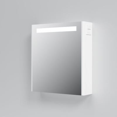 Зеркальный шкаф AM.PM Bliss L 60 R с подсветкой Белый