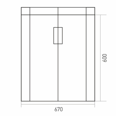 Тумба под раковину Mixline Кварц 67 540987 подвесная угловая Серая