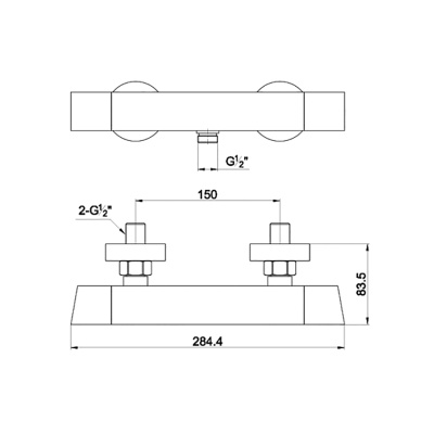Смеситель для душа Timo Tetra 0177Y chrome Хром