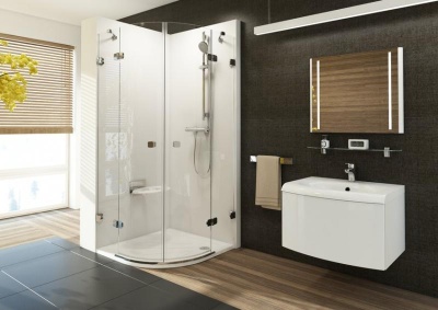 Душевой уголок Ravak Brilliant BSKK4-90 хром+транспарент