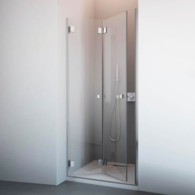 Душевая дверь в нишу Radaway Carena DWB 80 L профиль Хром стекло прозрачное