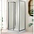 Душевой уголок Cezares Porta AS-2 90x90 профиль Хром стекло прозрачное