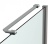 Душевой уголок Black&White Stellar Wind S708-900x1200 прямоугольный профиль Серебристый хром стекло прозрачное