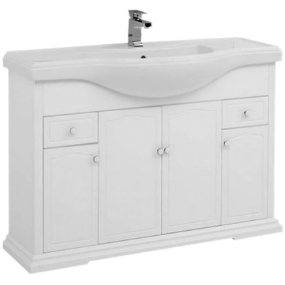 Тумба под раковину Aquanet Лагуна 120 175302 Белая