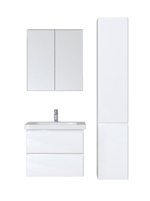 Комплект мебели для ванной San Star Arista 65 180.1-1.5.1.+640214+38.1-2.4.1. подвесной Белый