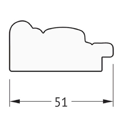 Зеркало Evoform Definite 143х53 Сухой тростник