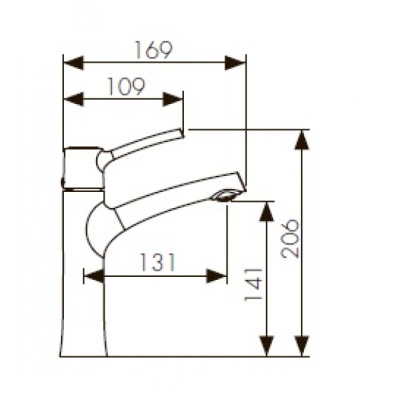Смеситель для раковины Kaiser Stick 49111 Хром
