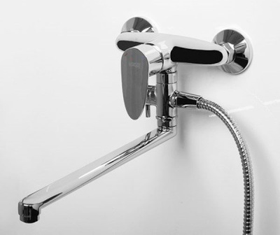 Смеситель для ванны WasserKRAFT Leine 3502L универсальный Хром