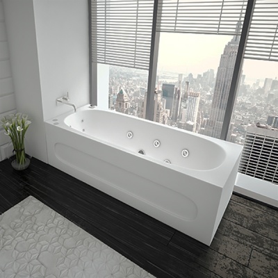 Акриловая ванна Акватек Оберон 160х70 без гидромассажа