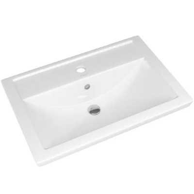 Тумба с раковиной СанТа Марс 70 2 двери Белая