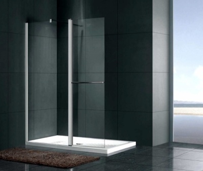 Душевой уголок Gemy S03161D 150x90 профиль Хром стекло Цвет