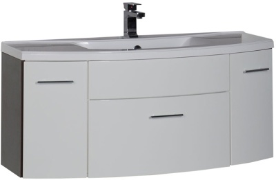 Тумба под раковину Aquanet Тренто 120 156500 подвесная Белая