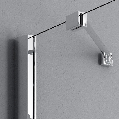 Дверь душевого уголка Radaway Essenza New KDJ 80 L профиль Хром стекло прозрачное