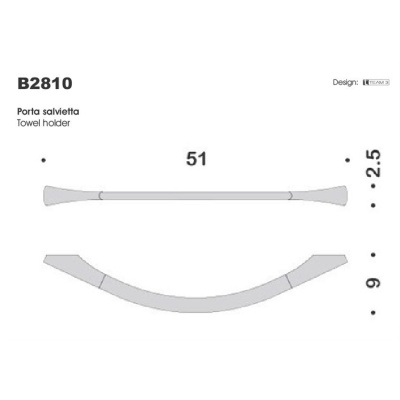 Полотенцедержатель Colombo Design Land B2810.000 Хром