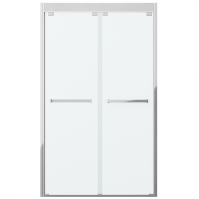 Душевая дверь Bravat Stream 120 BD120.4203S профиль Хром стекло прозрачное