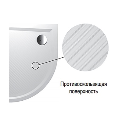 Душевой поддон из искусственного камня Riho Kolping 80x120 DB3300500000000 Белый с антискользящим покрытием