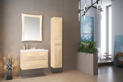 Тумба под раковину Marka One Elegant 80П Cappuccino