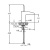 Смеситель для раковины Vitra T4 A42475EXP Хром